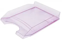 Szufladka Na Biurko Office Products, Polistyren/Pp, A4, Transparentna Fioletowa