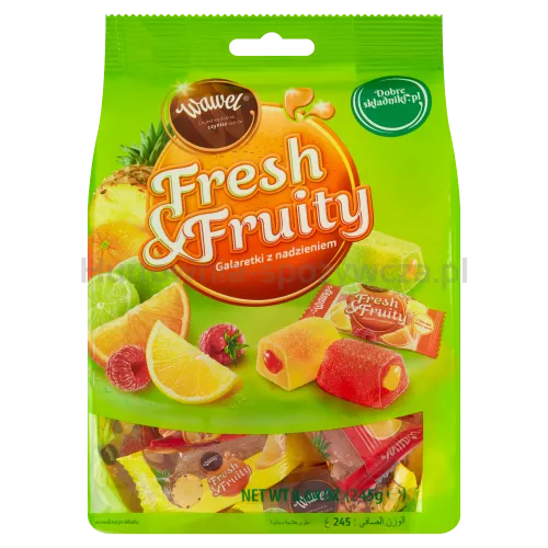 Wawel Galaretki Fresh  Fruity 245G