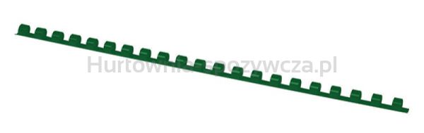 Grzbiety do bindowania OFFICE PRODUCTS, A4, 8mm (45 kartek), 100 szt., zielone