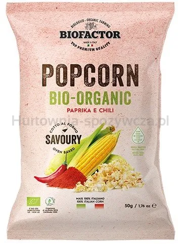 Popcorn Papryka-Chili Bezgl. Bio 50 G