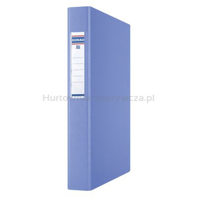 Donau Segregator ringowy PP, A4/2R/25mm, niebieski 