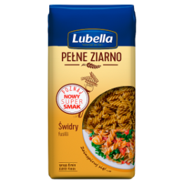 Lubella Makaron Pełne Ziarno Świdry Fusilli 400 G x 20 sztuk