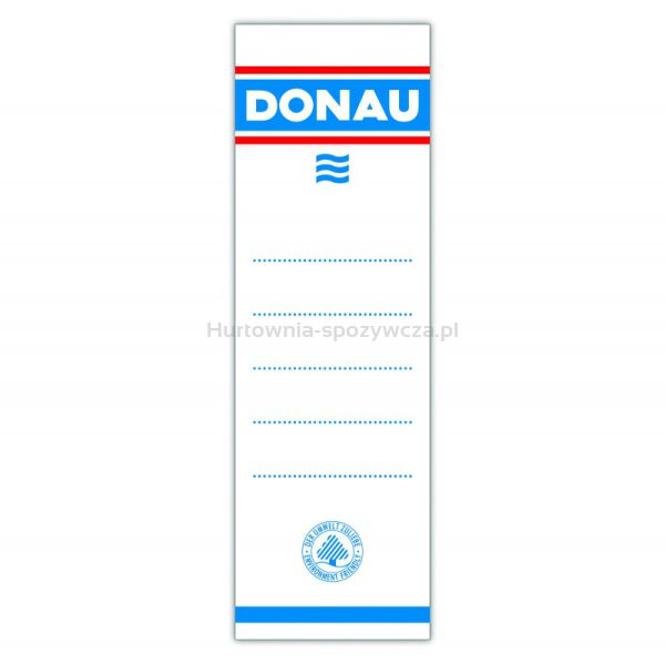 Donau Etykiety wsuwane do segregatora 48x153mm, dwustronne, 20szt.