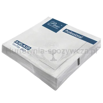 Paw Serwetki Professional Dinner Airlaid My First Communion Silver 40 X40 Cm, Składane 1/4, 50 Szt. W Paczce