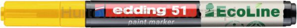 Marker olejowy na bazie wody e-51 EDDING EcoLine, 1-2mm, żółty - 2