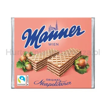Manner Wafle z nadzieniem orzechowym 75g