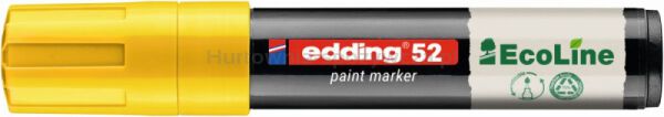 Marker olejowy na bazie wody e-52 EDDING EcoLine, 4-15mm, żółty - 2