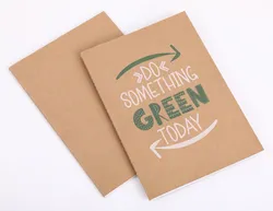 Zeszyt ECONOVO, z recyklingu, A5, 32 kart., 70gsm, 2 szt., naturalny