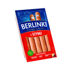 Berlinki z szynki 80% 225 g