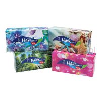 Chusteczki kosmetyczne celulozowe VELVET Dream, 3-warstwowe, 90 listków, biały - 2