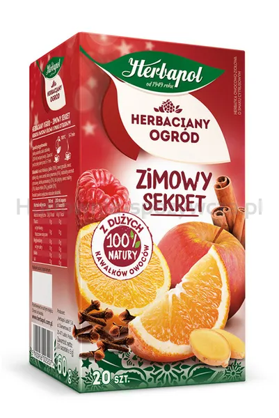Herbapol Herbata Herbaciany Ogród, 20 Torebek, Zimowy Sekret
