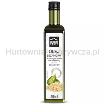 Orient Taste Olej sezamowy tłoczony na zimno nierafinowany 250ml