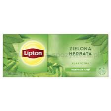 Herbata LIPTON zielona Klasyczna Z Azji 20 torebek