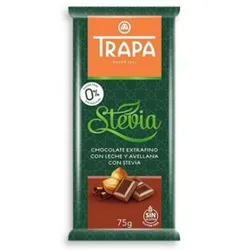 Czekolada Mleczna Z Orzechami Laskowymi Ze Stewią 75 G