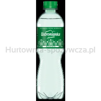 Ustronianka Biała Naturalna Woda Mineralna Musująca 0,5L SK