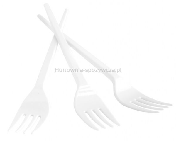 Widelec plastikowy OFFICE PRODUCTS, 17cm, 100szt., biały