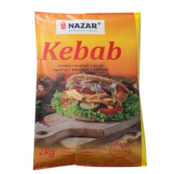 Nazar Kebab Kurczak Mix (Udko, Filet) Cięty-Pieczony 2Kg. Wyrób Garmażeryjny Mięsny