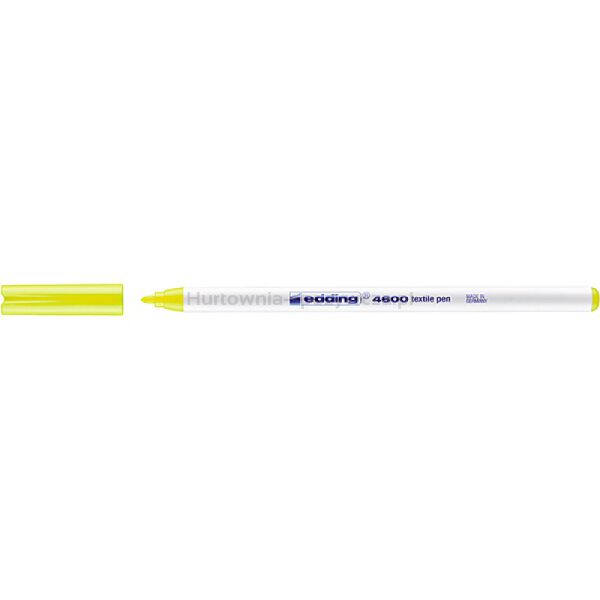 Pisak tekstylny e-4600 EDDING, 1 mm, żółty neon - 2
