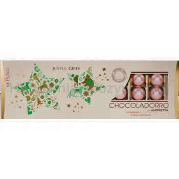 Chocoladorro strawberry&ampsparkle wine 174g Mieszko