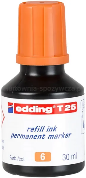 Tusz Do Uzupełniania Markerów Permanentnych E-T 25 Edding, Pomarańczowy