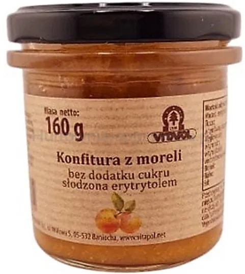 Konfitura Z Moreli Słodzona Erytrytolem B/C 160G
