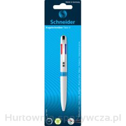 Długopis Automatyczny Schneider Take 4, M, 4 Kolory Wkładu, Blister, Mix Kolorów