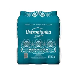 Woda Ustronianka Biała 1,5L niegazowana(Bez Kaucji)