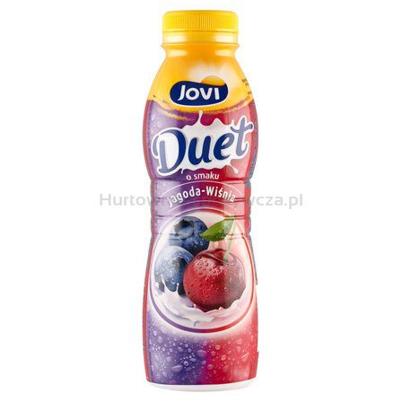 Jovi Jogurt Duet Jagoda Wiśnia 350G