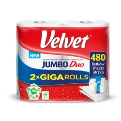 Velvet Ręcznik Papierowy Jumbo Duo  2 Sztuki Wielka Paka