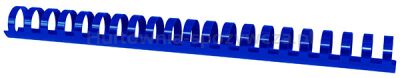 Grzbiety do bindowania OFFICE PRODUCTS, A4, 25mm (240 kartek), 50 szt., niebieskie