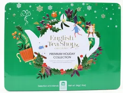 Zestaw herbatek Premium Holiday Collection w ozdobnej zielonej puszcze BIO 44g BN