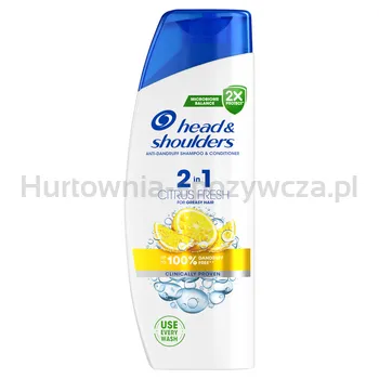 Head & Shoulders Szampon Przeciwłupieżowy Citrus Fresh 2 W 1 330 Ml