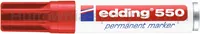 Edding Marker Permanentny E-550 3-4 Mm, Czerwony  - 2
