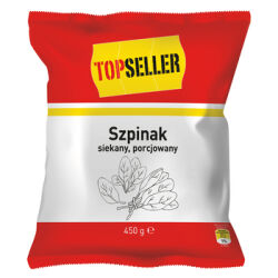 Topseller Szpinak Siekany Brykiet 450G Produkt Głęboko Mrożony