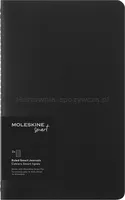 Zestaw 2 zeszytów MOLESKINE Smart Cahier, L, 13x21cm, w linie, czarny - 2