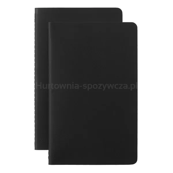 Zestaw 2 zeszytów MOLESKINE Smart Cahier, L, 13x21cm, w linie, czarny