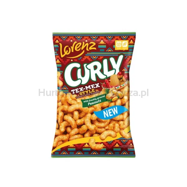 Chrupki Curly Tex-Mex 100G
