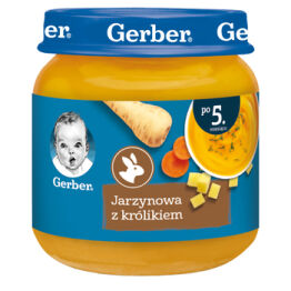 Gerber Zupka Jarzynowa Z Królikiem Po 5 Miesiącu 125 G
