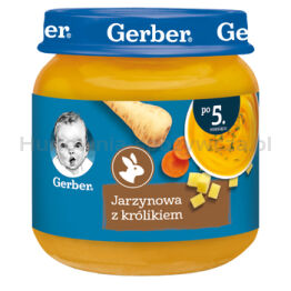 Gerber Jarzynowa Z Królikiem Po 5. Miesiącu 125 G