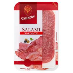 Sokołów Salami Sokołów Plastry 100G 