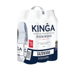 Woda Mineralna Kinga Pienińska 1,5l gazowana