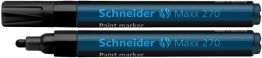Schneider Marker olejowy Maxx 270, okrągły, 1-3mm, czarny 