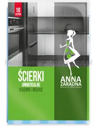 Anna Zaradna Ścierki uniwersalne 10 szt., mix