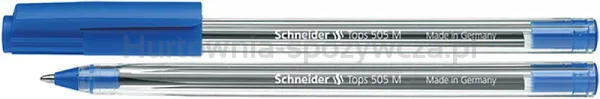 Długopis SCHNEIDER Tops 505, M, niebieski