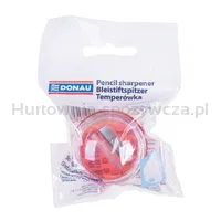 Donau Temperówka plastikowa, pojedyncza, mała okrągła, mix kolorów  - 5