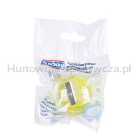 Donau Temperówka plastikowa, pojedyncza, mała okrągła, mix kolorów  - 6