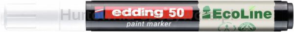 Marker olejowy na bazie wody e-50 EDDING EcoLine, 2-3mm, biały - 2