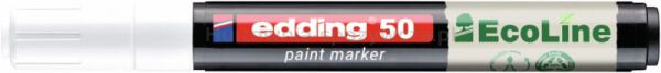 Marker olejowy na bazie wody e-50 EDDING EcoLine, 2-3mm, biały - 2