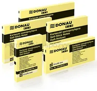 Donau Bloczek Samoprzylepny Eco, 101x76mm, 1x100 kart., jasnożółty  - 2