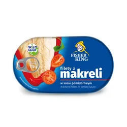Fisherking Filety z makreli w Sosie Pomidorowym 170g